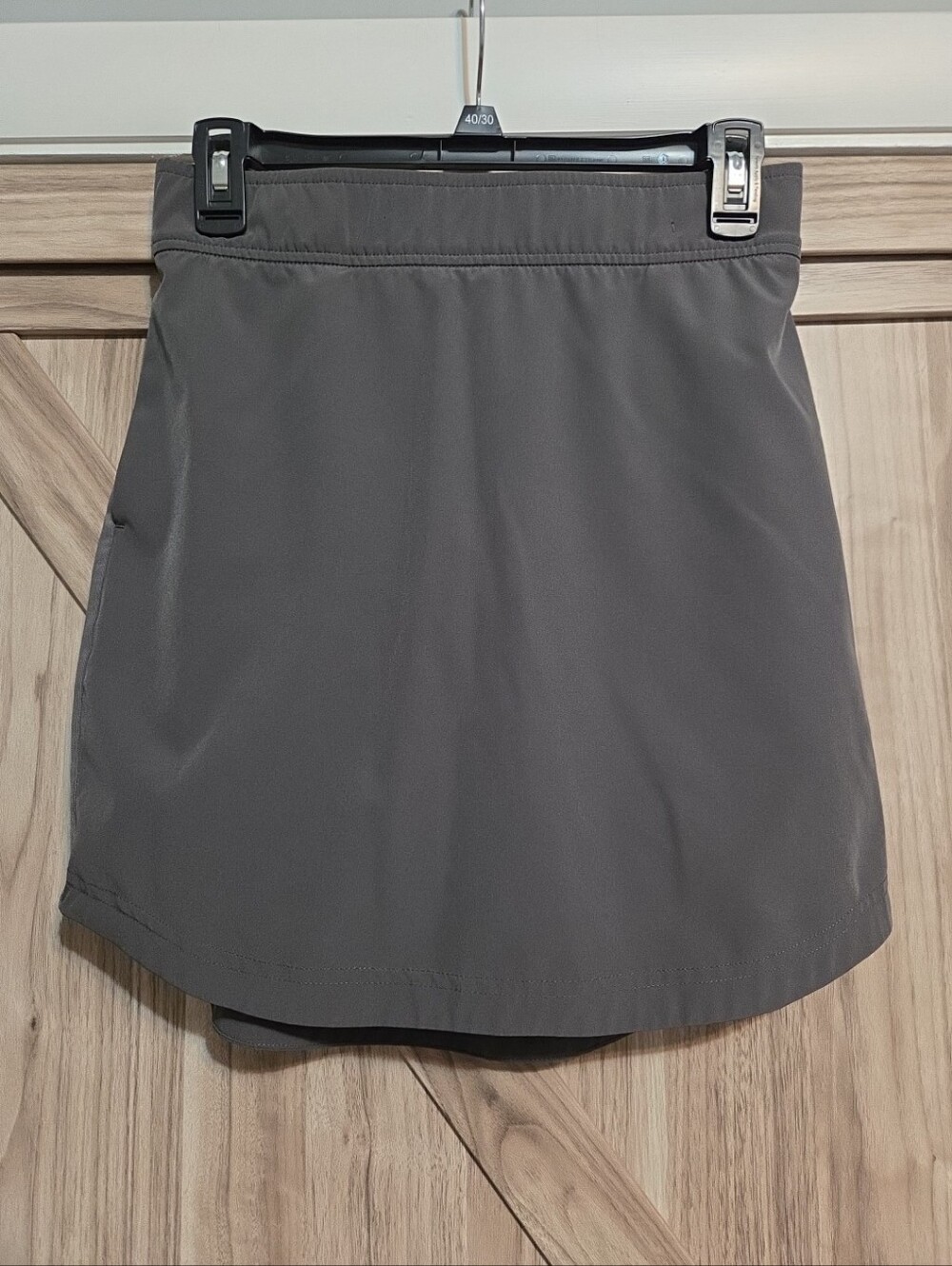 Eddie Bauer Gray Athletic Skort Pockets Pull On Size S
